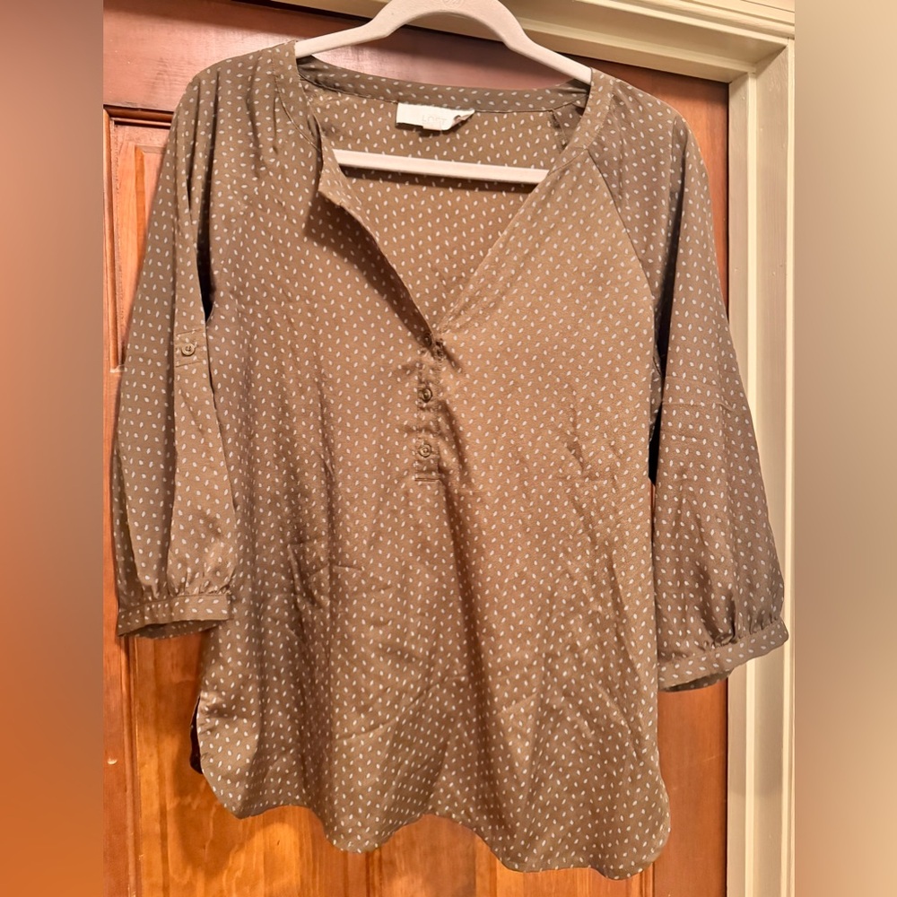Small Silky Ann Taylor Top